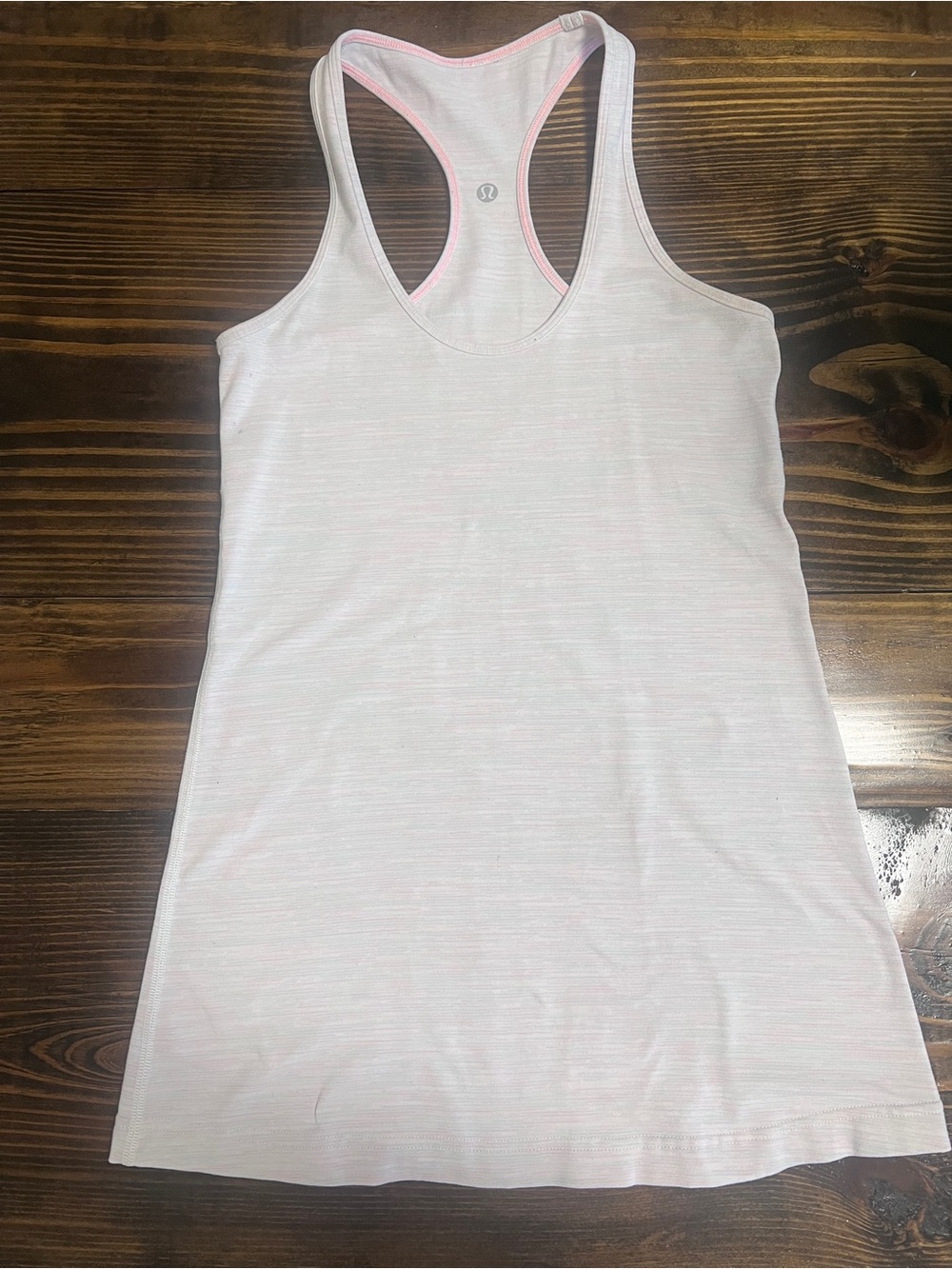 Lululemon Soft Pink Heathered Racerback Tank